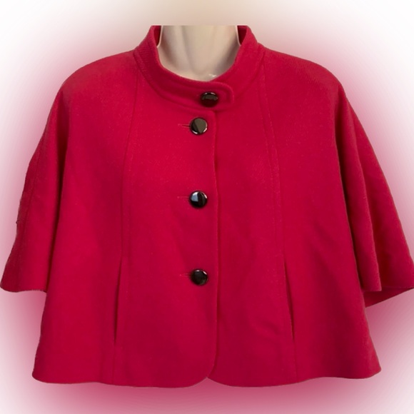 Laurel Jackets & Blazers - Laurel Career Cropped Blazer Jacket Size 32 Women’s 0 XS Bright Pink